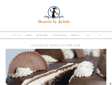 Tablet Screenshot of dessertsbyjuliette.com